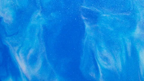 Liquid Blue Colors Flowing Stock Footage 207324311