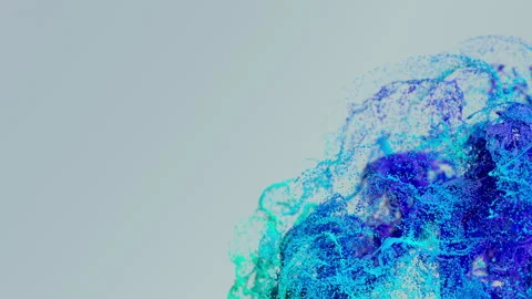 Liquid Blue Particle Explosion in Slow Motion 스톡 동영상 310825448