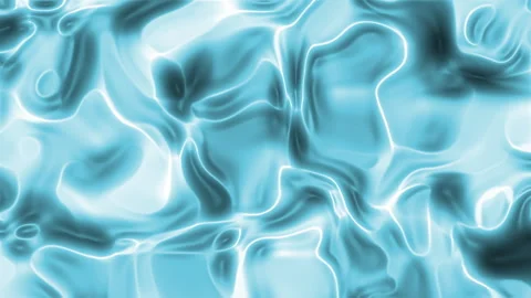 Liquid Blue Waves – Abstract Fluid Background Stock Footage 310641573