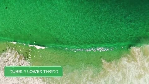 Liquid Bubble Lower Thirds Stock After Effects