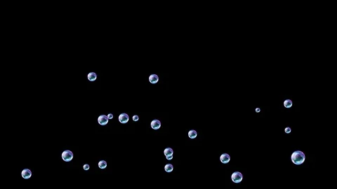 Liquid Bubbles Floating Animation background. Video stock 316742116