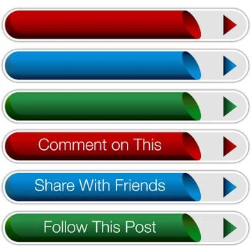 Liquid capsule button set Stock Illustration