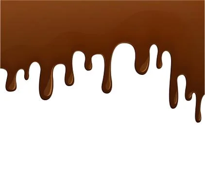 Liquid chocolate background Stock Illustration
