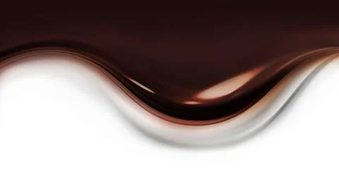 Liquid chocolate background Stock Illustration