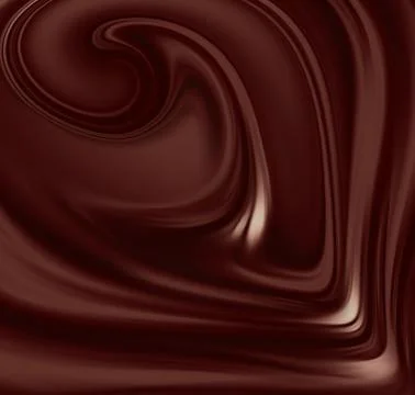 Liquid chocolate Stock Illustration