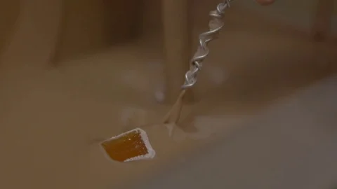 Liquid chocolate making Stock Footage 74069471