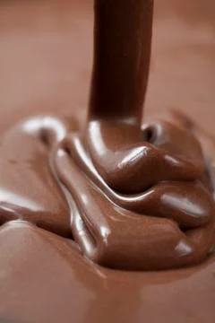 Liquid chocolate Stock Photos