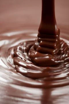 Liquid chocolate Stock Photos
