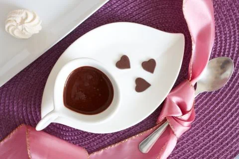 Liquid chocolate Stock Photos