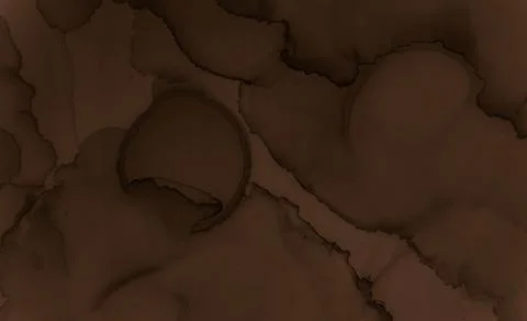 Liquid Chocolate Texture. Brown Cream Background. Stock Illustration