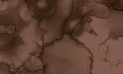 Liquid Chocolate Texture. Dark Creamy Background. Stock Illustration