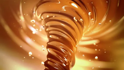Liquid chocolate vortex in 4K Stock-Footage 90183689