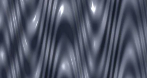 Liquid chrome surface with reflective waves Stock Illustration