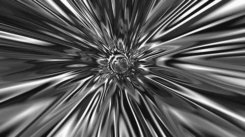 Liquid Chrome Vortex or Wormhole Stock Footage 82806099