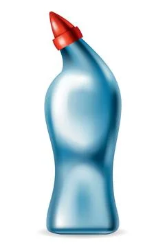 Liquid cleaning detergent for clogged pipe drain. Cleanser bottle. Plumbing clog Stock Illustration