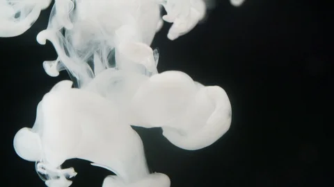 Liquid Cloud Chamber Ink Drop 240fps Video stock 89483709