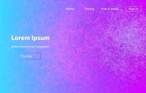 Liquid color background design. Fluid gradient shapes composition. Futuristic Stock Illustration