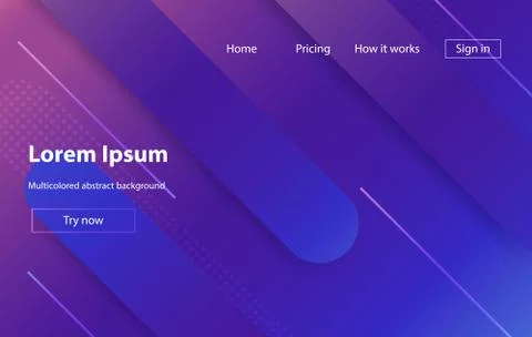 Liquid color background design. Fluid gradient shapes composition. Illustrazione stock