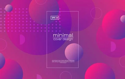 Liquid color background design. Fluid gradient shapes composition. Illustrazione stock