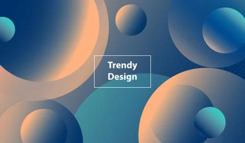 Liquid color background design. Fluid gradient shapes composition. Futuristic Stock Illustration
