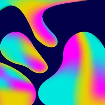 Liquid color background design. Fluid gradient shapes composition background Stock Illustration