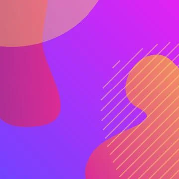 Liquid color background design. Fluid futuristic design posters. Trendy gradi Stock Illustration