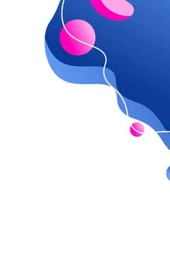 Liquid color background design Fluid gradient shapes composition Stock Illustration