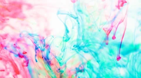 Liquid color cloud1 Stock Footage 10719937