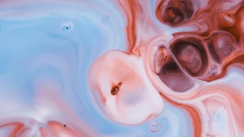 Liquid color paint explosion. Abstract color ink Stock Footage 120449785
