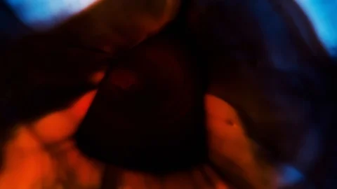 Liquid color paint explosion. Abstract color ink Stock Footage 120450018