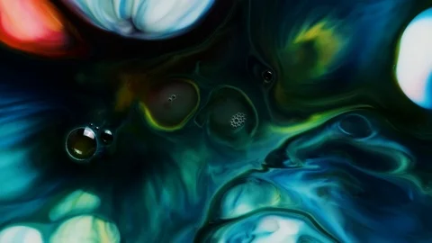 Liquid color paint explosion. Abstract color ink Stock Footage 120450126
