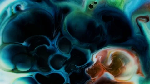 Liquid color paint explosion. Abstract color ink Stock Footage 120450264