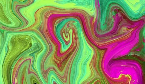 Liquid colorful wave texture background. Graphic creative fantasy texture psy Stock Illustration