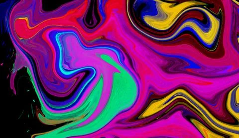 Liquid colorful wave texture background for banner,flyer and poster psychedel Stock Illustration