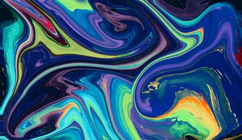Liquid colorful wave texture background for banner,flyer and poster psychedel Stock Illustration