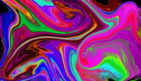 Liquid colorful wave texture background for banner,flyer and poster psychedel Illustrazione stock
