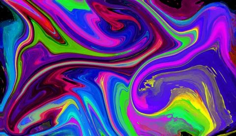 Liquid colorful wave texture background for banner,flyer and poster psychedel Stock Illustration