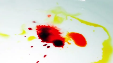 Liquid colors blend and make a nice subtle abstract background. Stock Footage 54260012