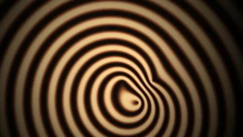 Liquid Copper Hypnotic Spiral Tunnel - Golden Black Abstract Animation Loop Видео 338322640