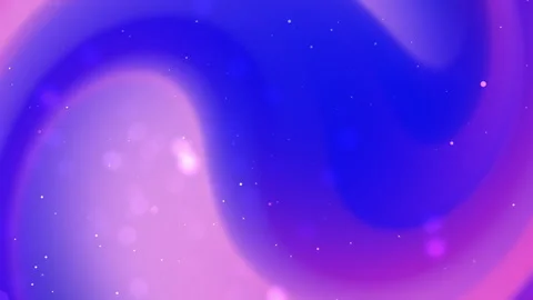Liquid Cosmos: Abstract Fluid Motion in Purple &amp; Blue – For Futuristic Design Stock Footage 310640984