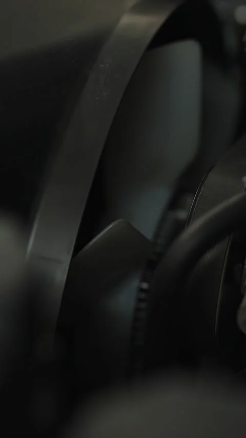 Liquid crystal polymer (LCP) blades are used for coolin Stock Footage 336711368