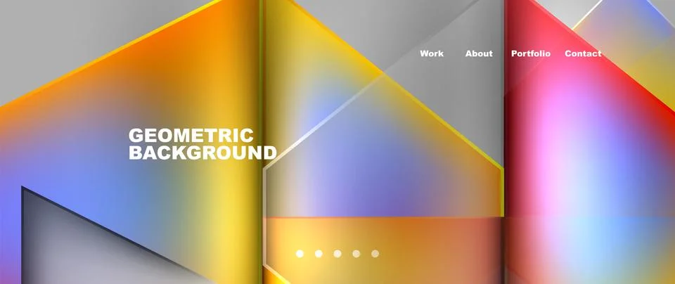 A liquid cyan triangle on a grey rectangle background Stock Illustration