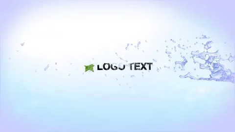 Liquid Dance Logo After Effects stock