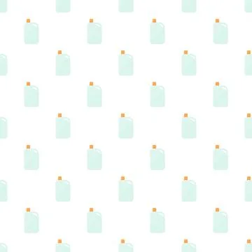 Liquid detergent bottle seamless pattern background creating uniform texture 스톡 일러스트