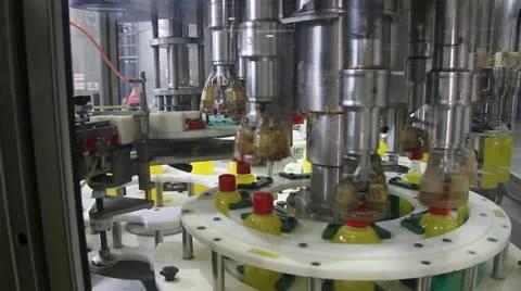 Liquid Detergent, Bottling Stock Footage 12061649
