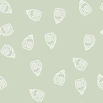 Liquid detergent line vector seamless pattern Illustrazione stock