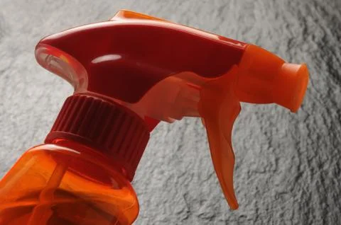 Liquid detergent in a plastic bottle Stock Photos