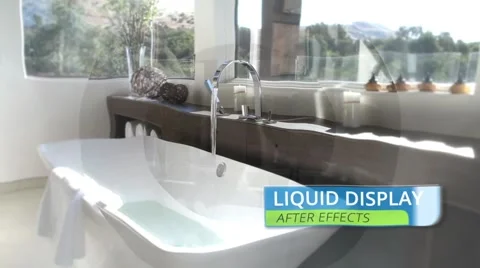 Liquid Display Loop - Apple Motion 5 and Final Cut Pro X Template Stockmateriaal After Effects
