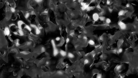 Liquid dissolve, fluid waves, 4K, abstract background, reflection, translucency, Stock Footage 241970957