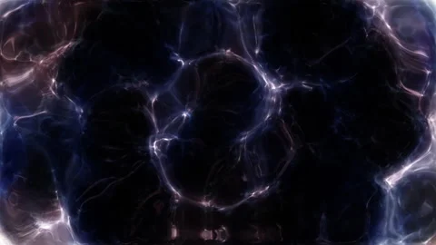 Liquid dissolve, fluid waves, caustics, organic, micro, microscopic, reflection, Video stock 241976442